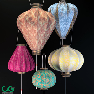 Silk Chinese lanterns
